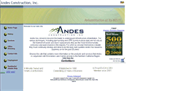 Desktop Screenshot of andesconst.com
